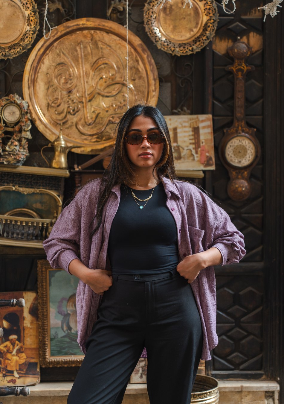 Chic Drape Shirt