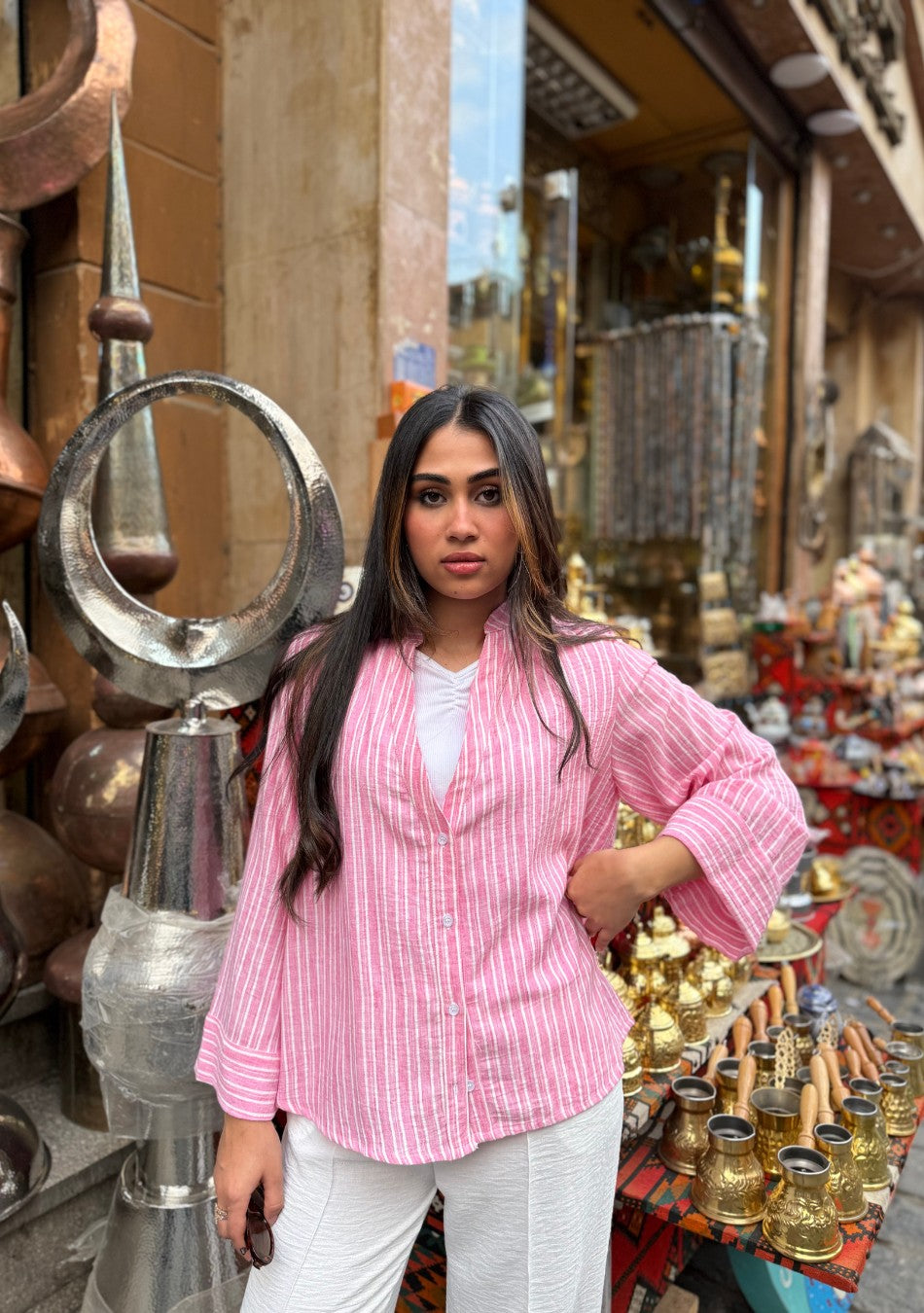 Riwa Striped Blouse