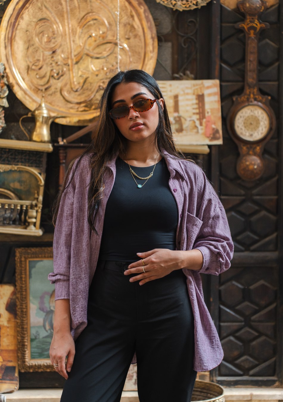 Chic Drape Shirt