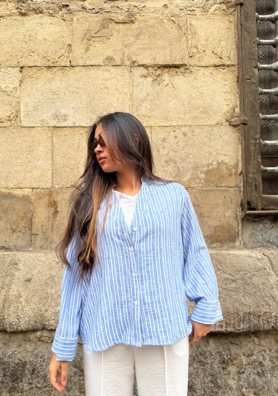 Riwa Striped Blouse