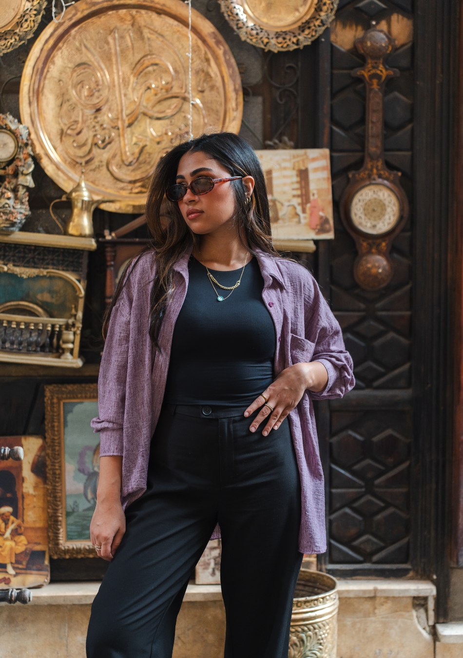 Chic Drape Shirt