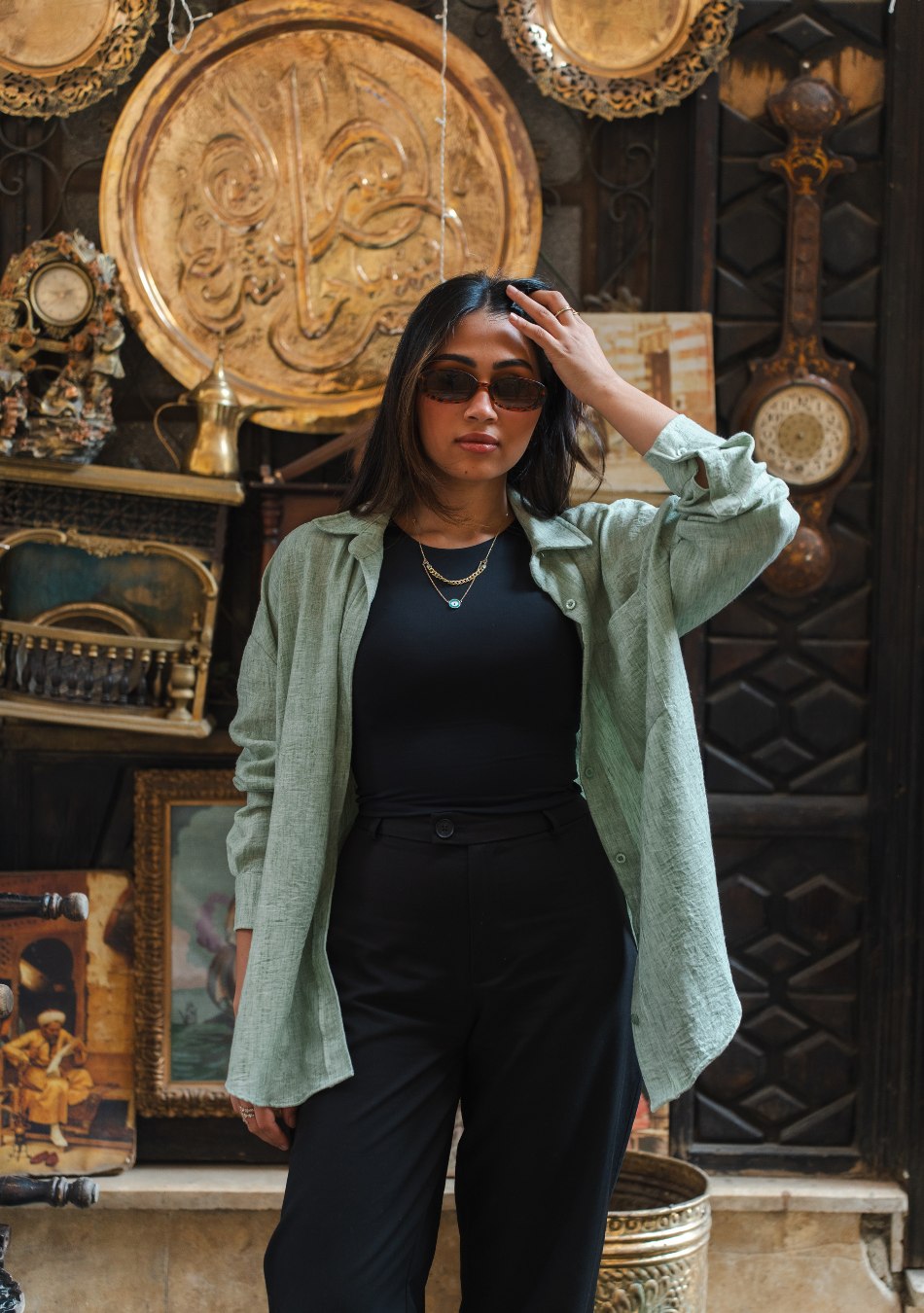 Chic Drape Shirt