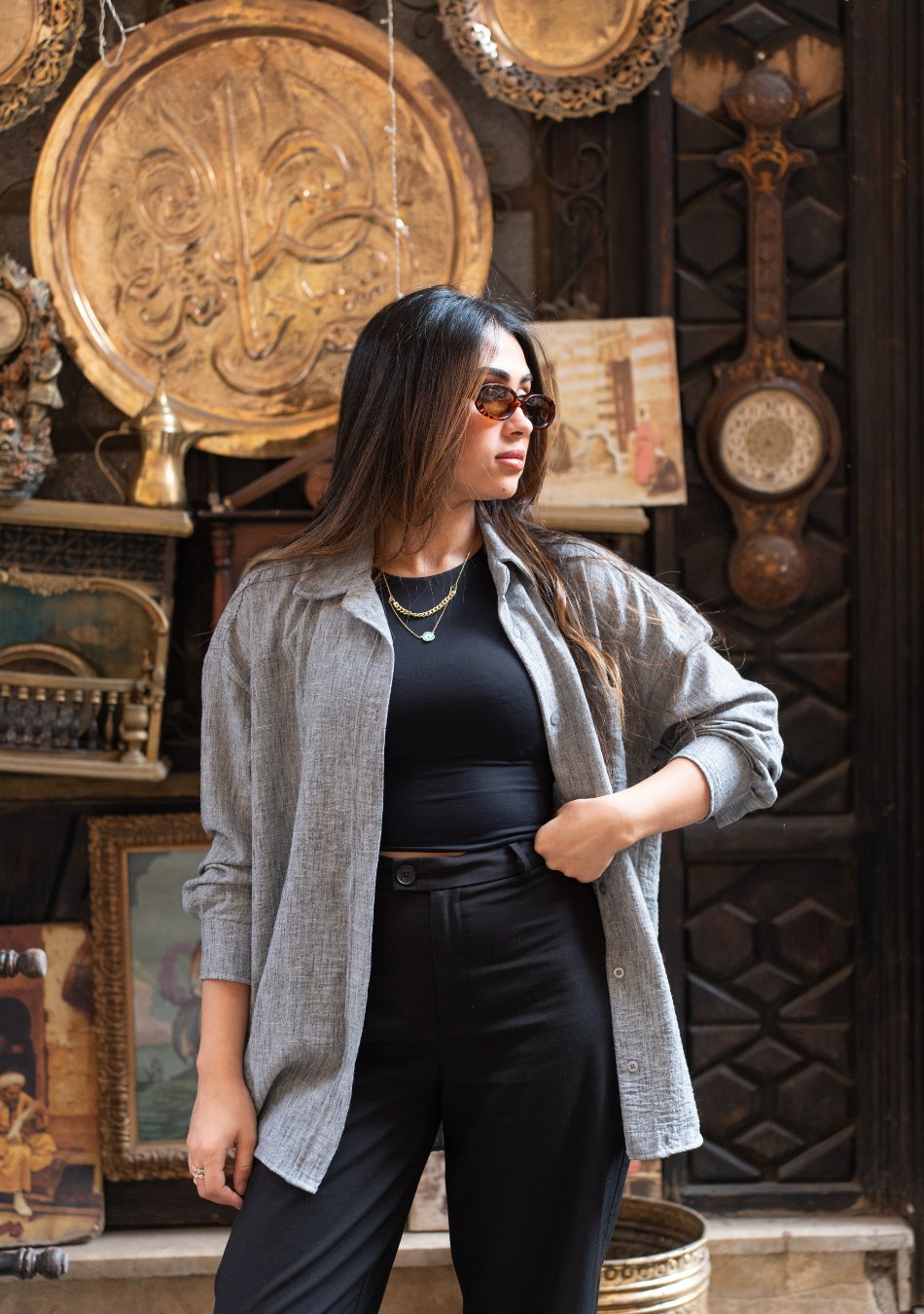 Chic Drape Shirt