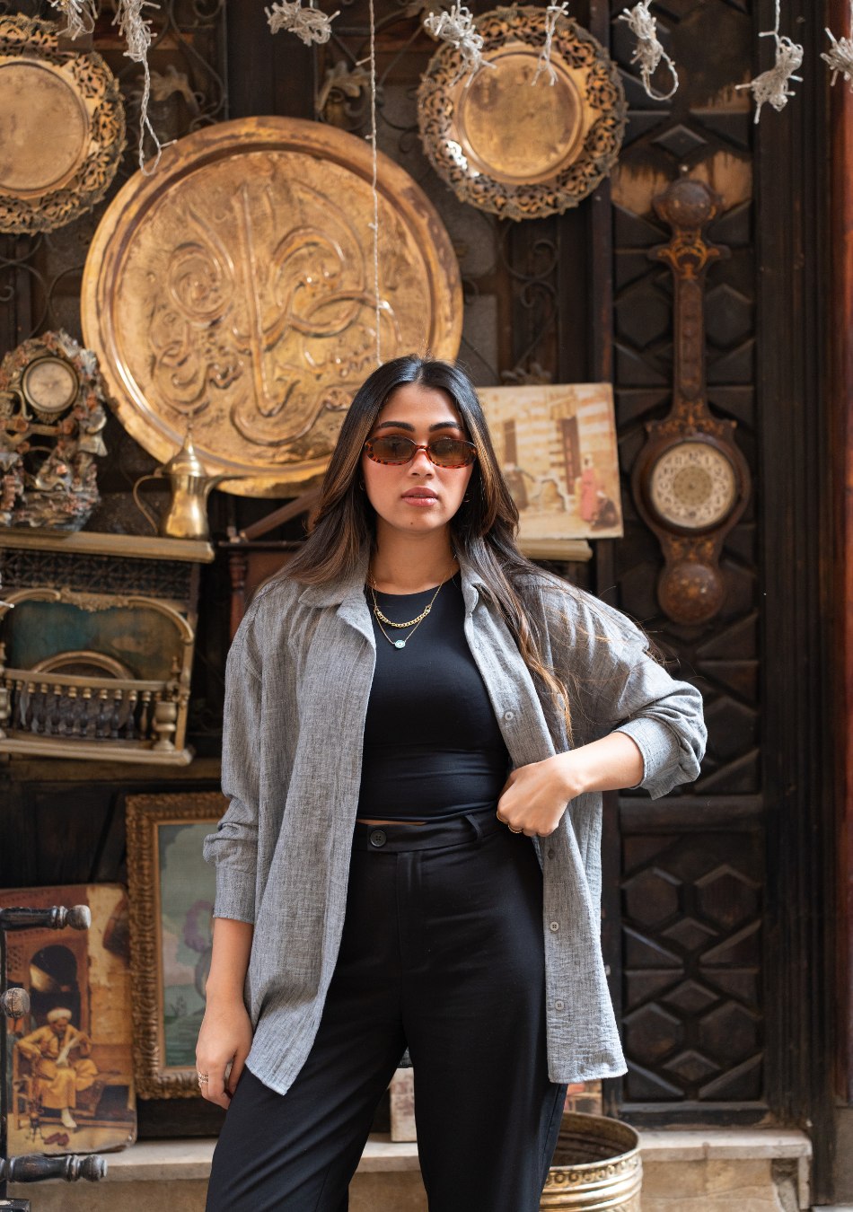 Chic Drape Shirt
