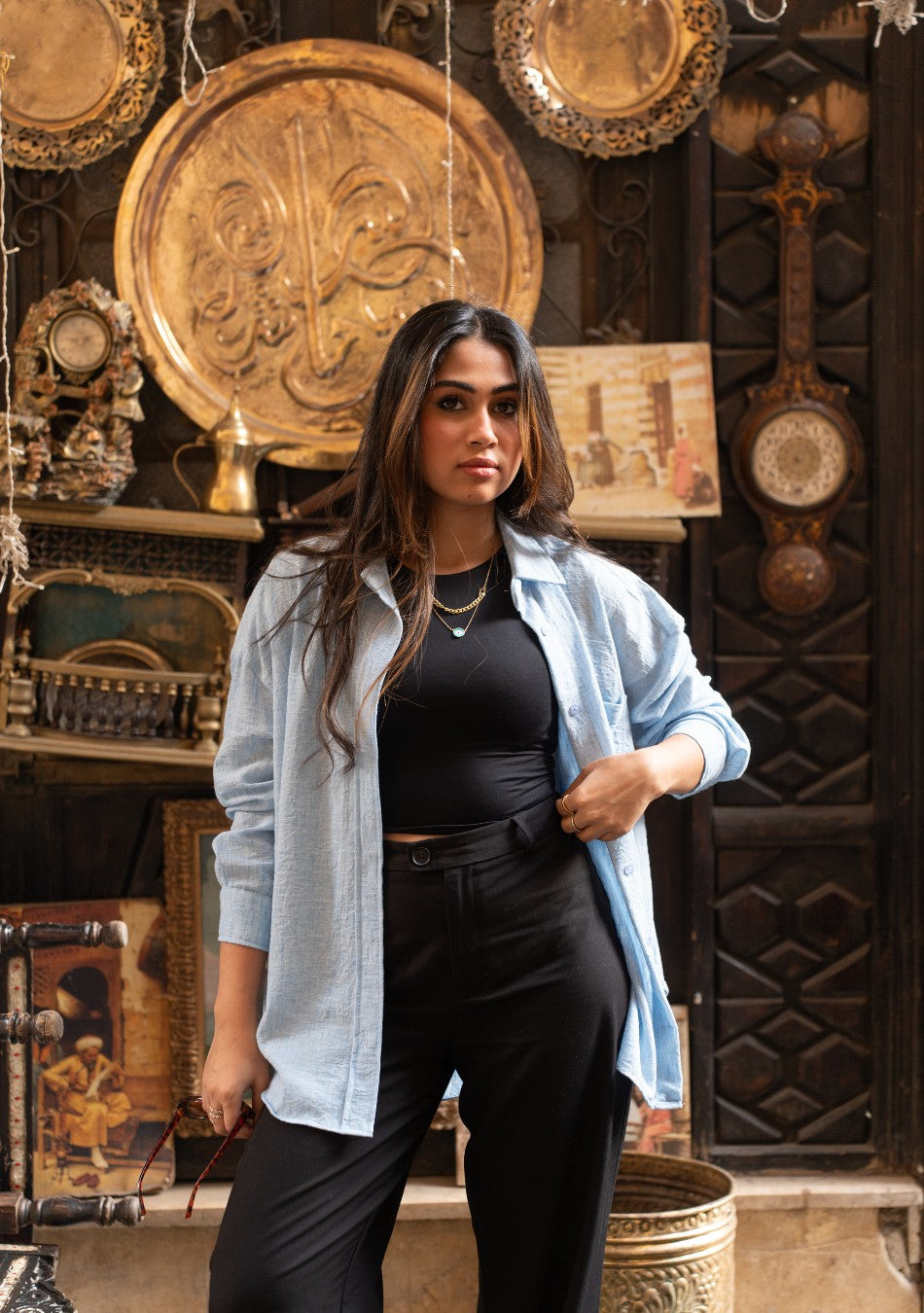 Chic Drape Shirt