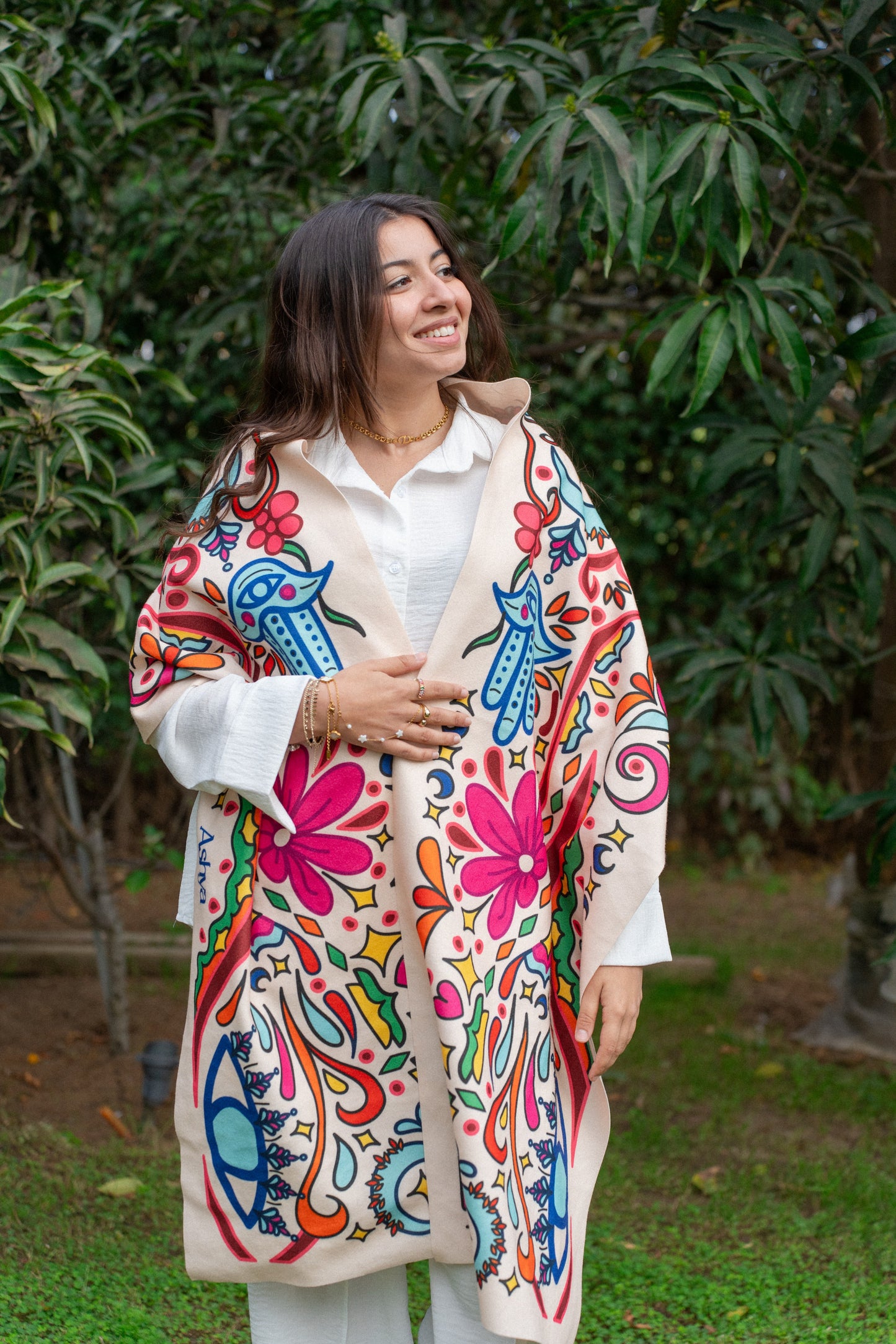 Ashya Printed Scarf