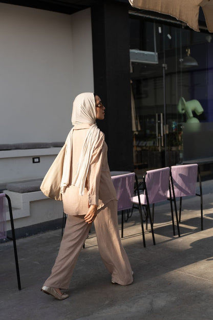 Linen Relaxed Shirt & Pants Set