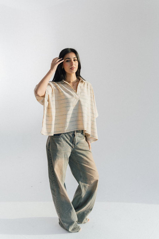 Ashya Pure Linen Top