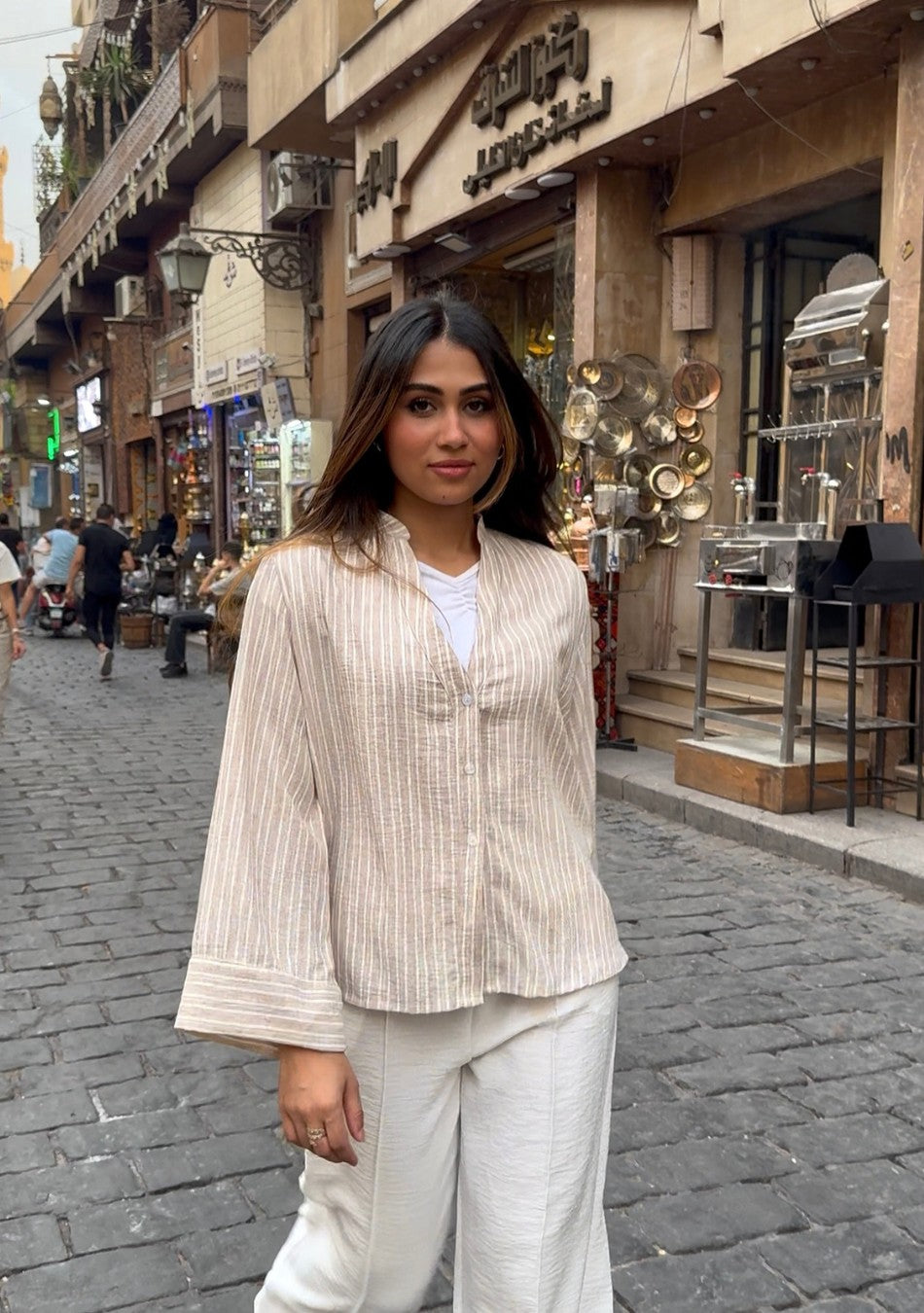 Riwa Striped Blouse