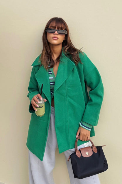 Green oversized jacket