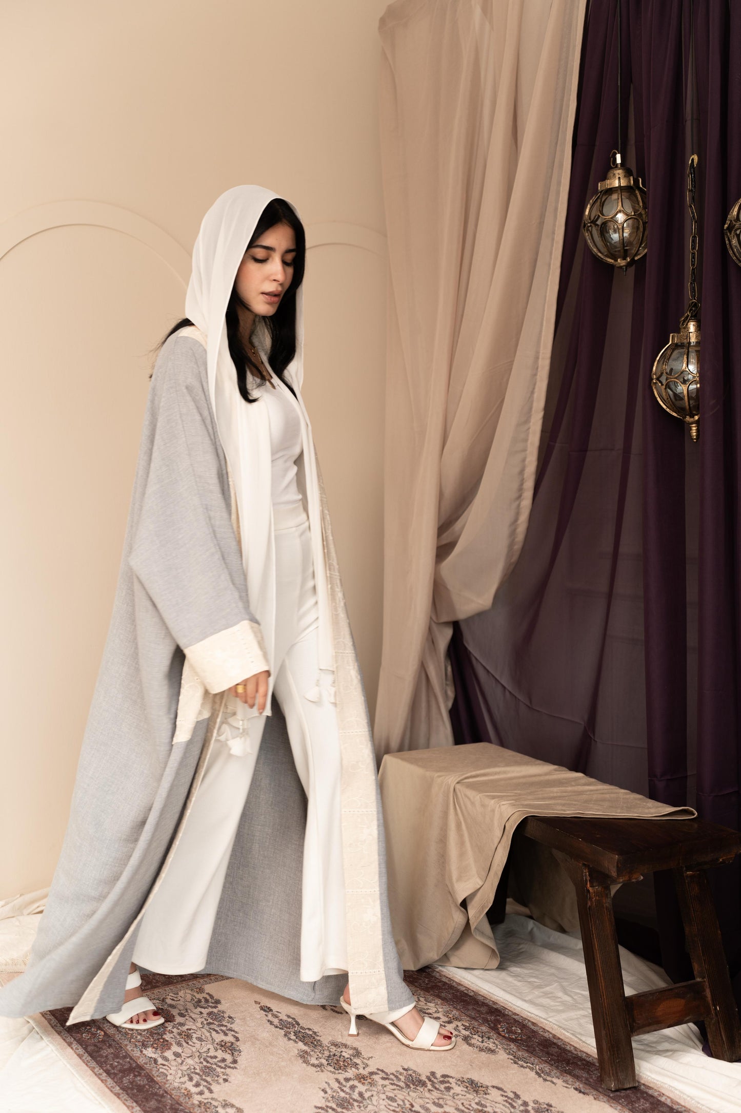 ASHYA LINEN KAFTAN